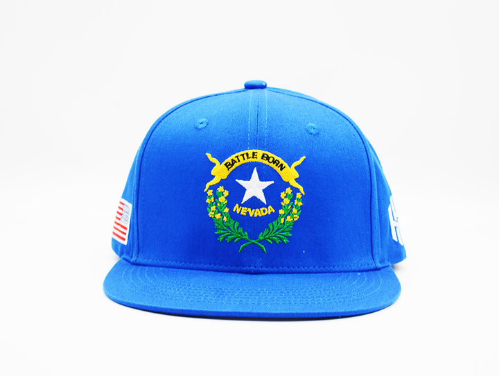 Nevada Snapback Blue - "Battle Born"