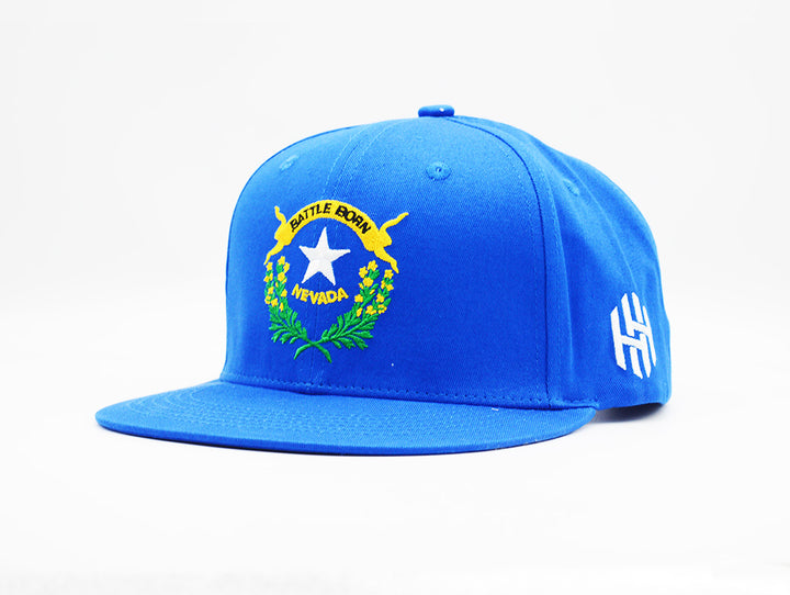 Nevada Snapback Blue - "Battle Born"