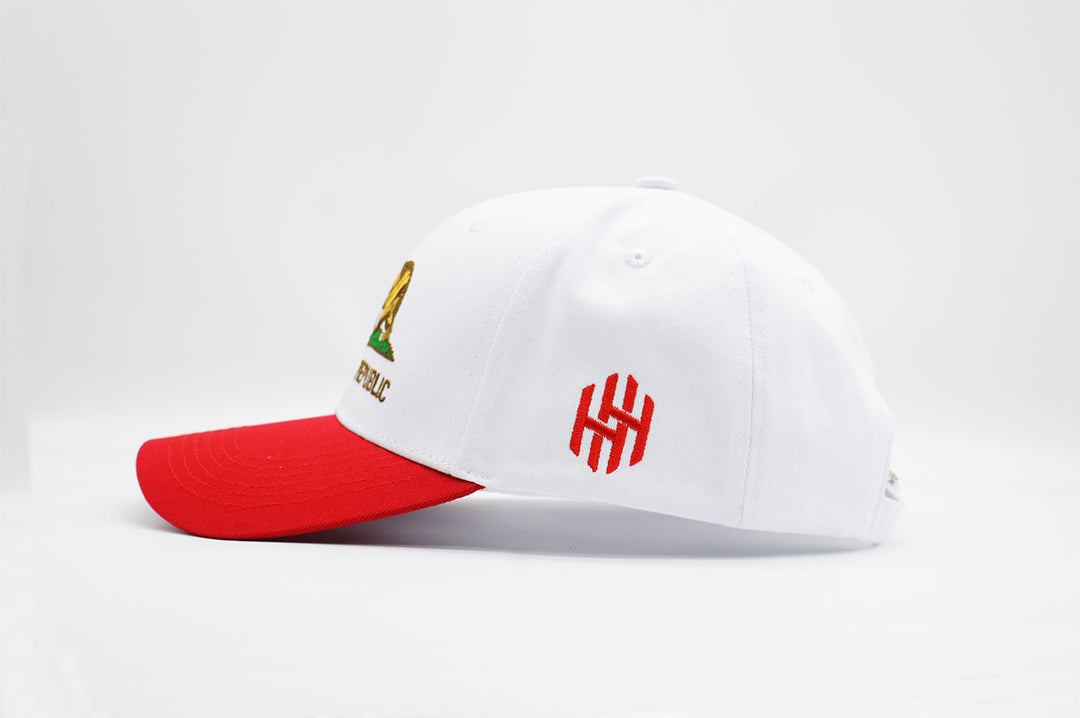 California Strapback White/Red - “The Golden State”