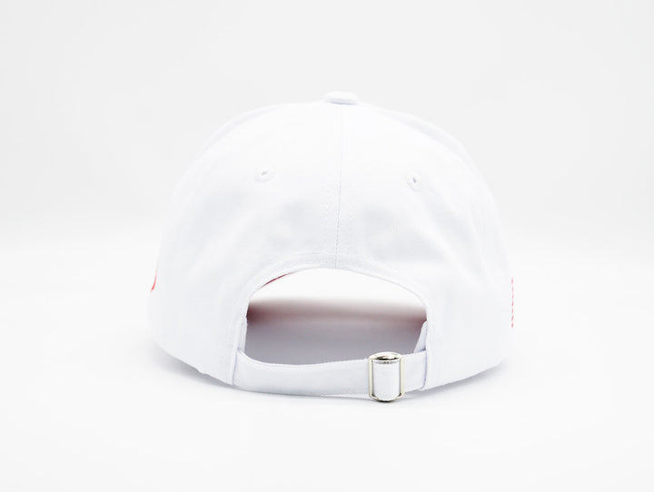 California Strapback White/Red - “The Golden State”
