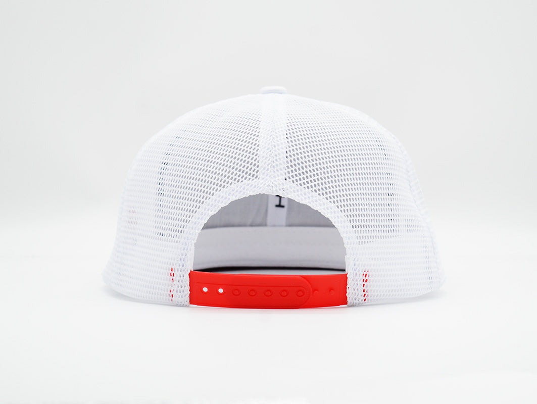 California Trucker White/Red - “The Golden State”