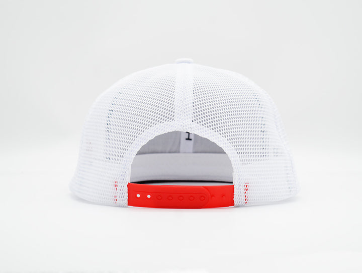 California Trucker White/Red - “The Golden State”
