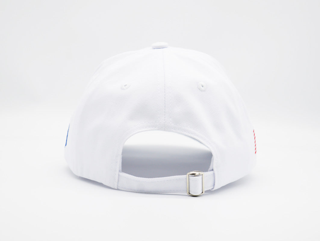 Massachusetts Strapback White - "The Bay State