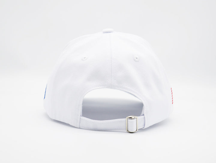 Massachusetts Strapback White - "The Bay State