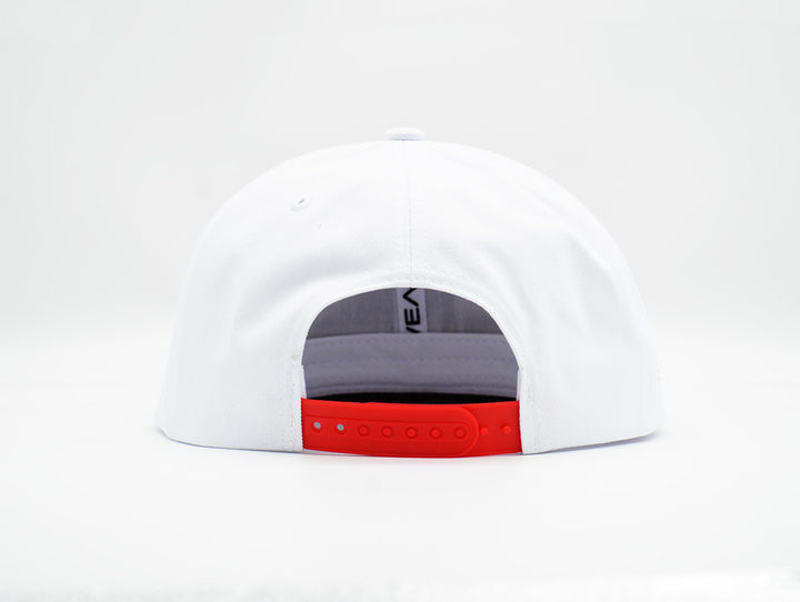 California Snapback White/Red - “The Golden State”