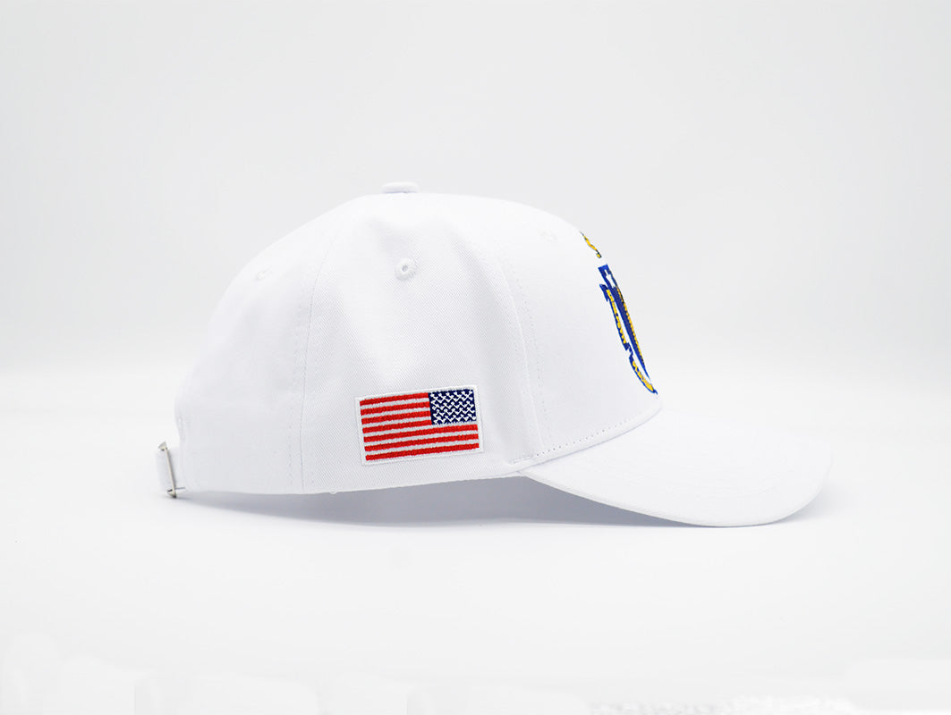 Massachusetts Strapback White - "The Bay State
