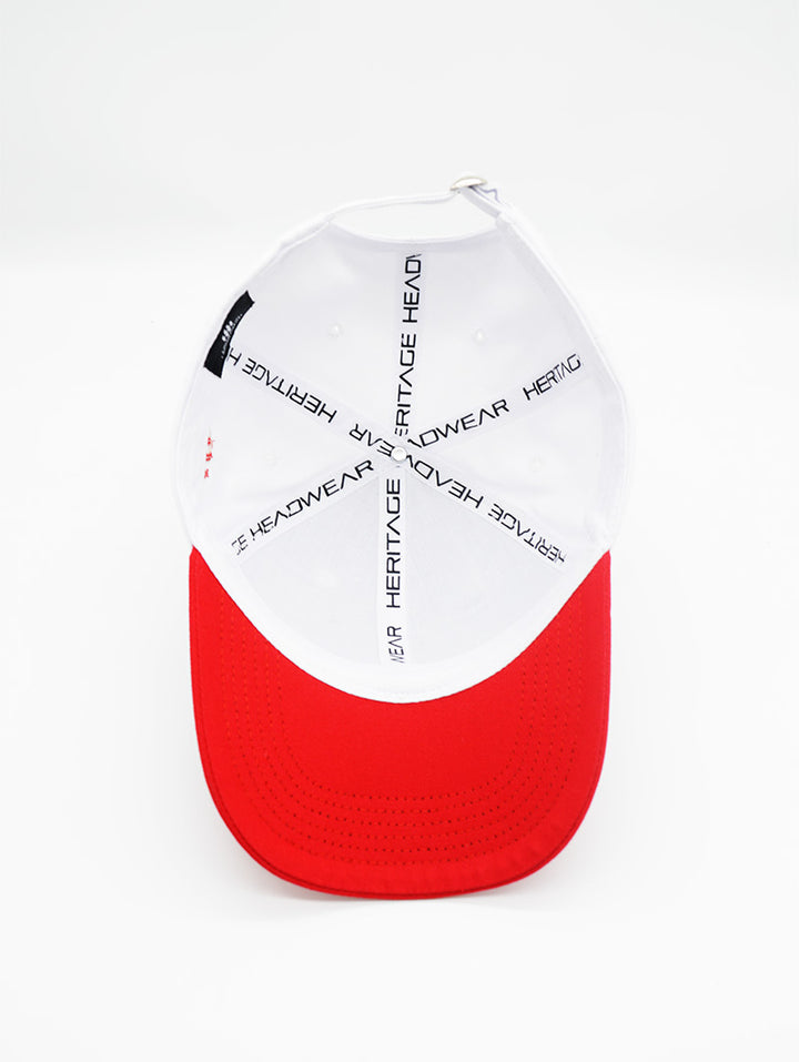 California Strapback White/Red - “The Golden State”