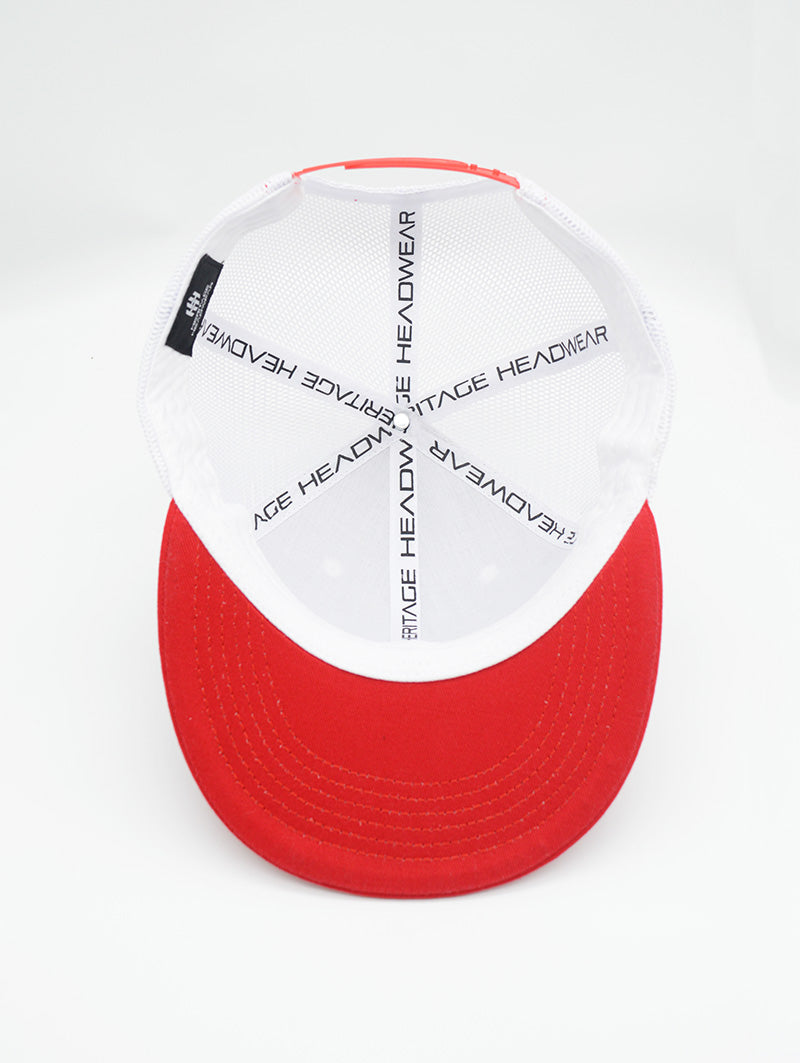 California Trucker White/Red - “The Golden State”