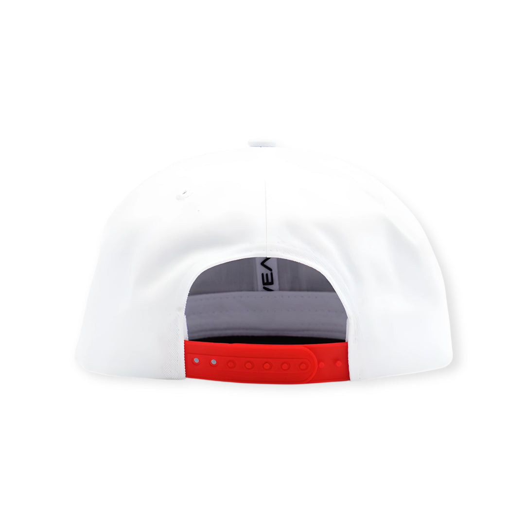 California Snapback White/Red - “The Golden State”