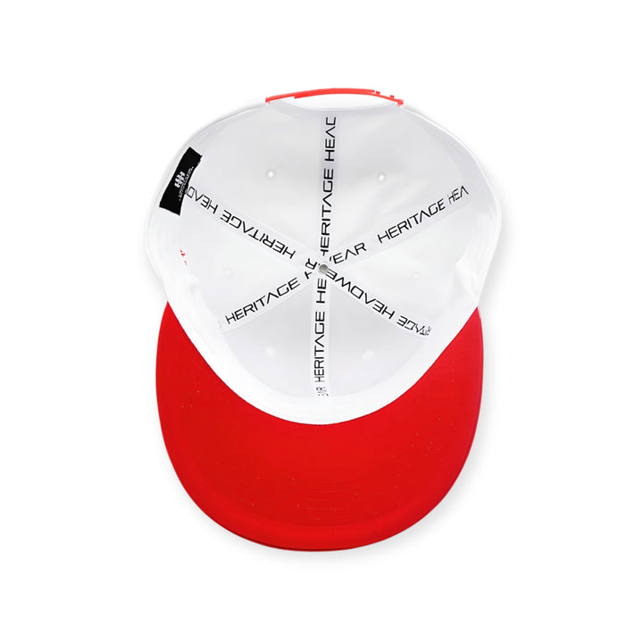 California Snapback White/Red - “The Golden State”
