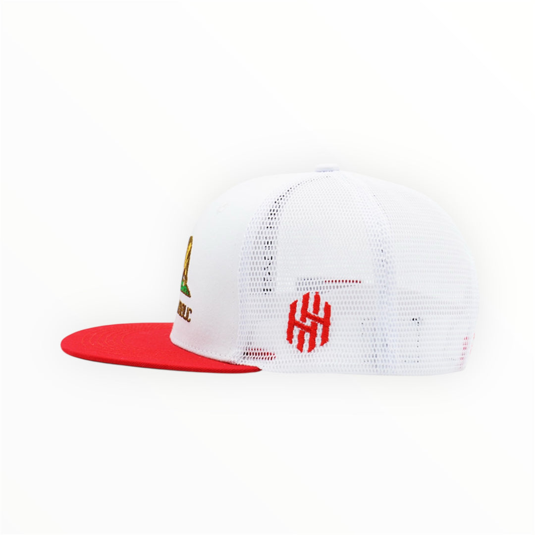 California Trucker White/Red - “The Golden State”