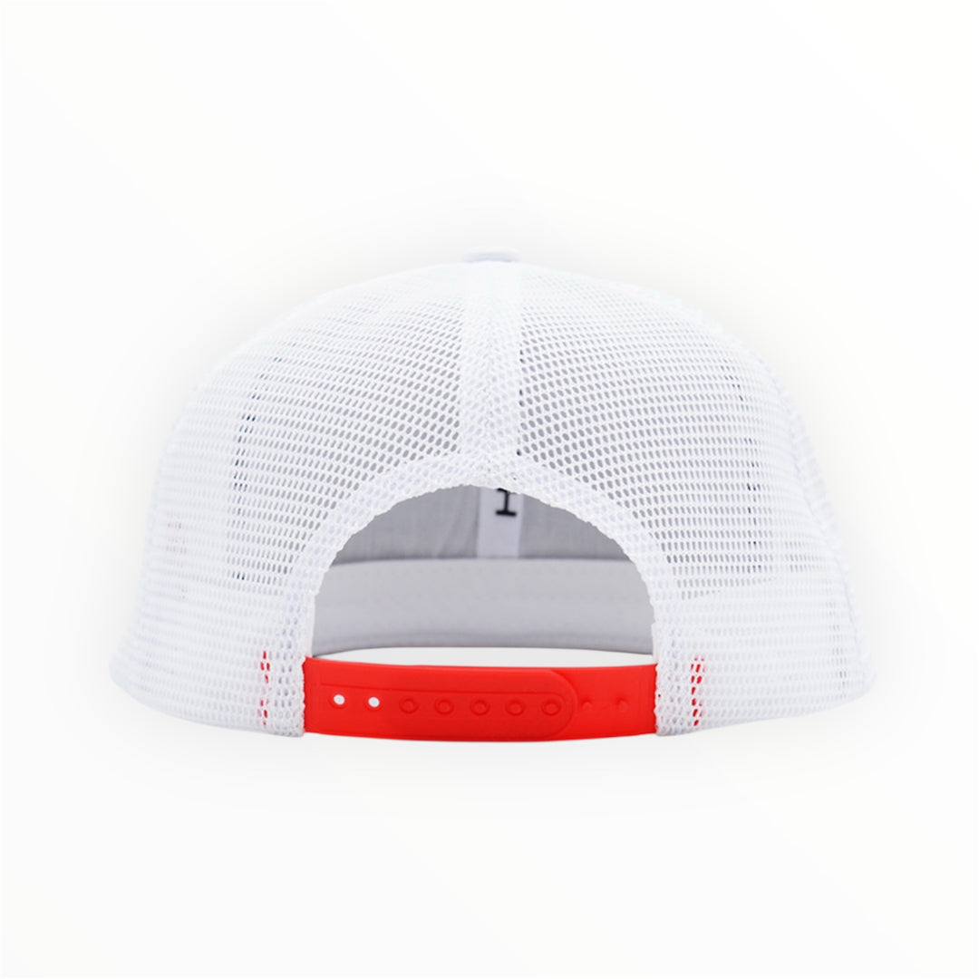 California Trucker White/Red - “The Golden State”