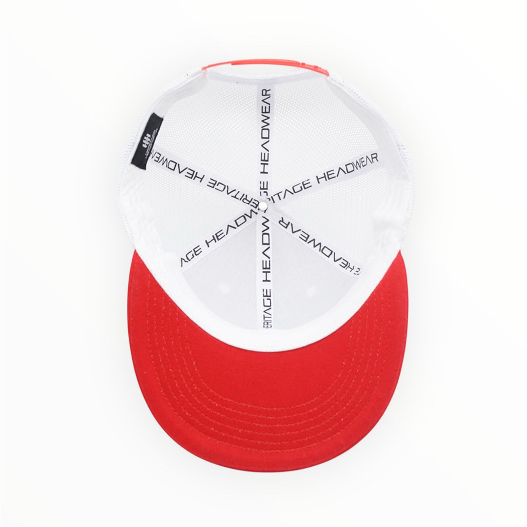 California Trucker White/Red - “The Golden State”