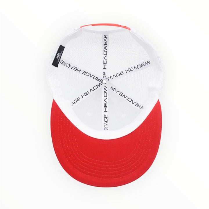 California Trucker White/Red - “The Golden State”